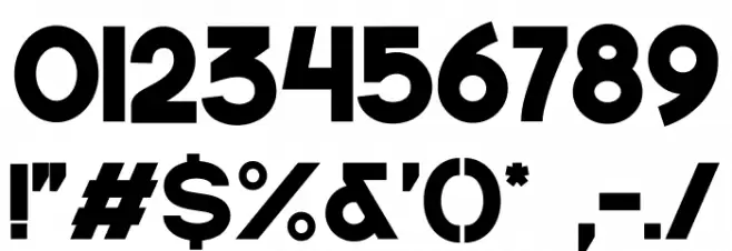 marinford Font OTHER CHARS