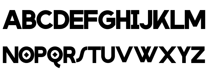 marinford Font LOWERCASE