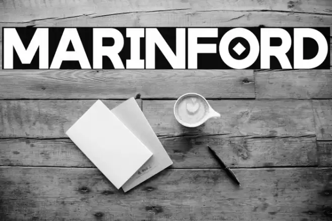 marinford Font examples