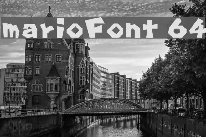 marioFont 64 Example 1