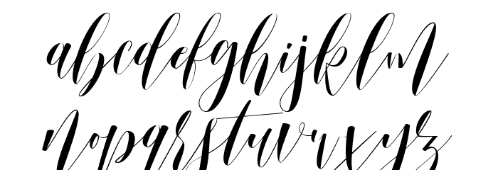 marisa Regular Font LOWERCASE