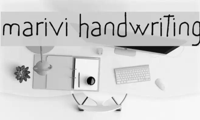 marivi handwriting Font examples