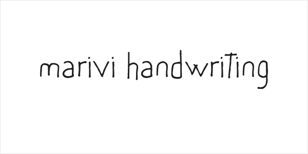marivi handwriting Logo