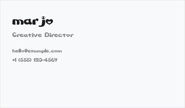 marjo Business Card