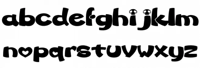 marjo Schriftart Kleinbuchstaben