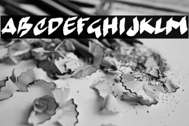 markerMoe II Font examples