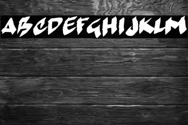 markerMoe II Font examples