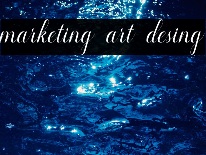 marketing art desing Example 1