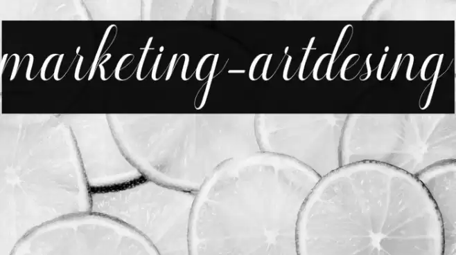 marketing-artdesing Font examples