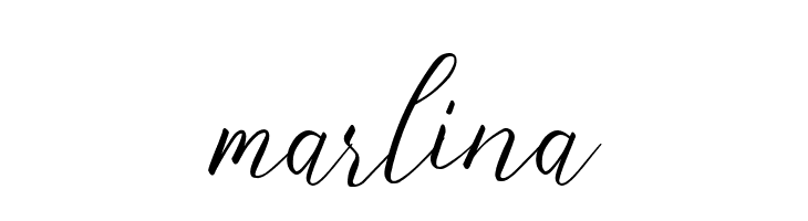 marlina  フリーフォントのダウンロード