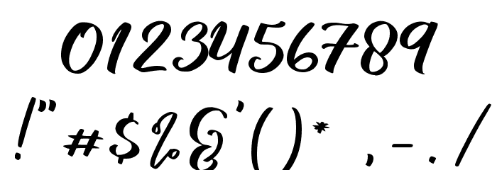 marlita -free for personal use Font OTHER CHARS