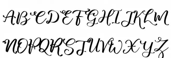 marlita -free for personal use Font Litere mari