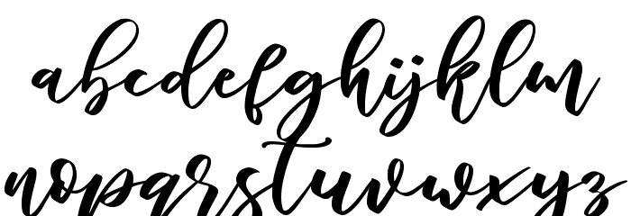 marlita -free for personal use Font LOWERCASE