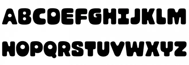 marlon regular Schriftart Groß