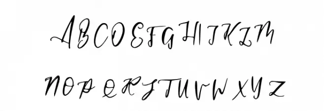 maroko Font Litere mari