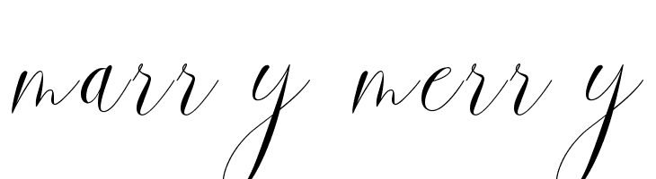 marry merry  font caratteri gratis