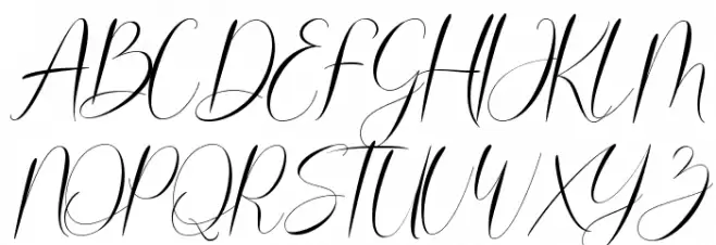 marry merry Schriftart Groß
