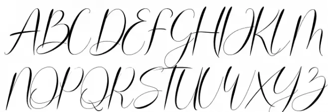 marrymerry Font UPPERCASE