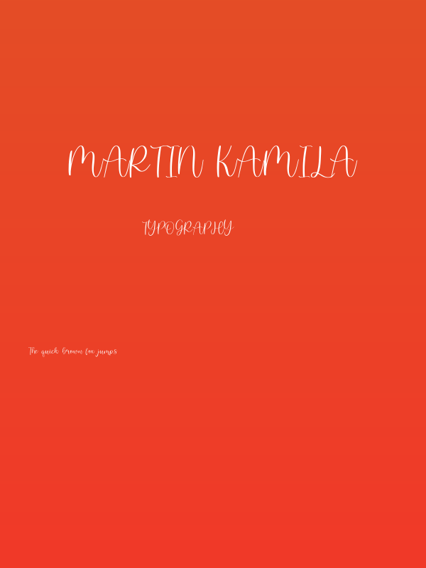 martin kamila Poster