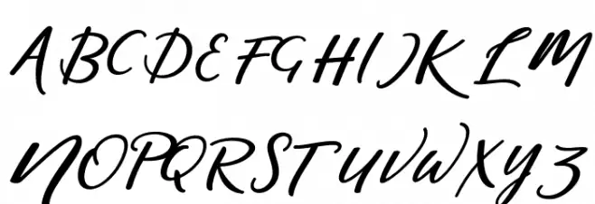 martini-Regular Schriftart Groß