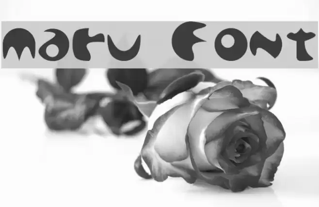 maru Font examples
