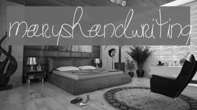 maryshandwriting Font examples