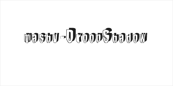 mashy-DroopShadow Logo
