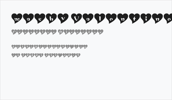 mashy Valentine Business Card