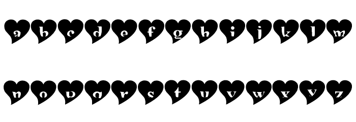 mashy Valentine Font LOWERCASE