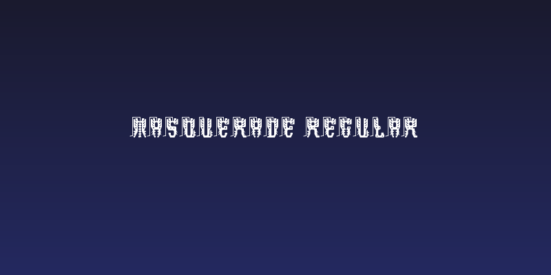 masquerade Regular Social Header