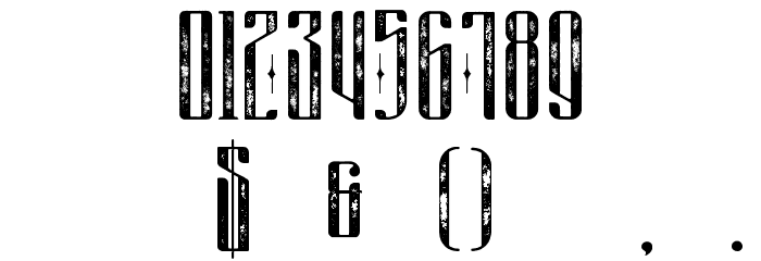 masquerouge rough Font OTHER CHARS