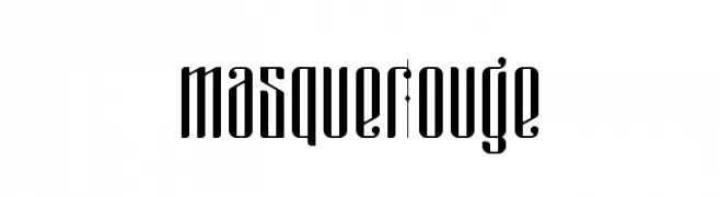 masquerouge  フリーフォントのダウンロード