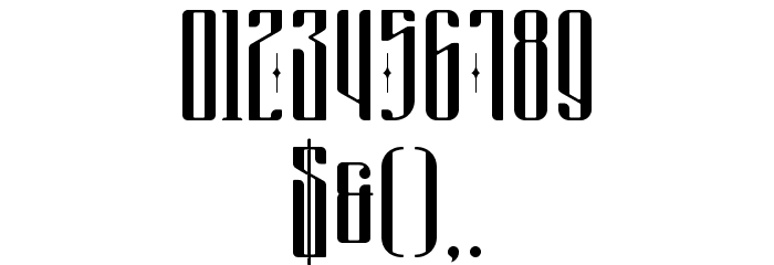masquerouge Font OTHER CHARS