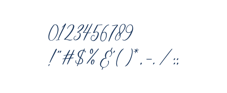 mataniascript-Regular Other Characters