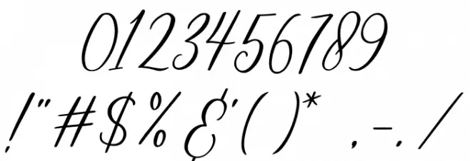 mataniascript-Regular Font OTHER CHARS