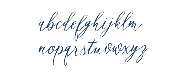 mataniascript-Regular Lowercase