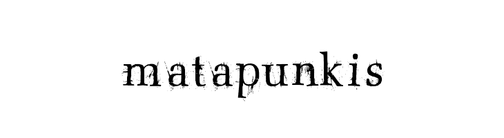 matapunkis  नि: शुल्क फ़ॉन्ट्स डाउनलोड