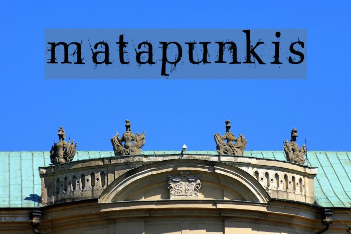matapunkis Font examples