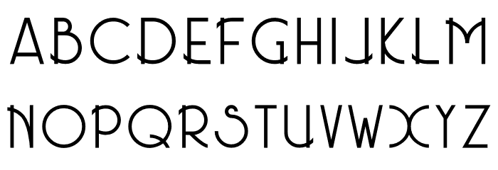 matheva Regular 字体 大写