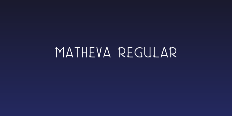 matheva Regular Social Header