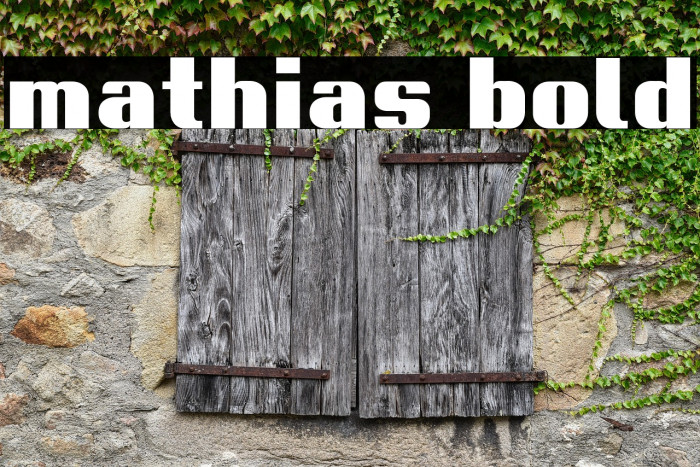 mathias bold Example 2