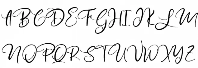 mathulesy Schriftart Groß