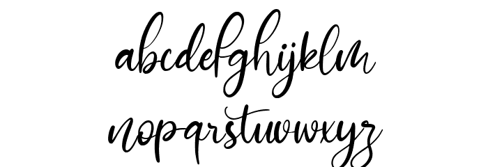 mathulesy Font LOWERCASE