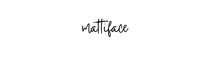 mattiface  フリーフォントのダウンロード