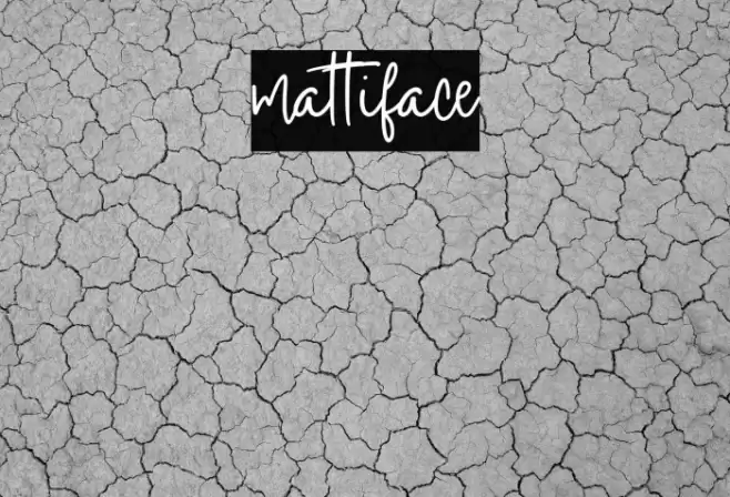 mattiface Font examples