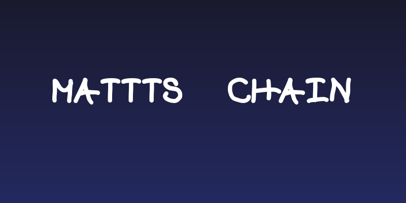 mattts    chain Social Header
