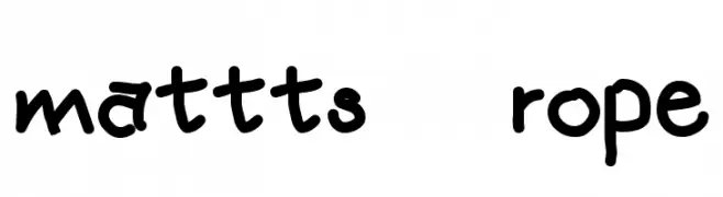 mattts    rope  تنزيل الخطوط