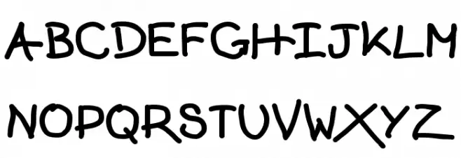 mattts rope Font Litere mari