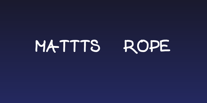 mattts    rope Social Header