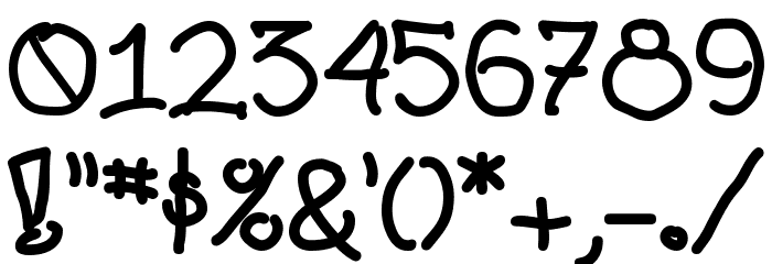 mattts string Font OTHER CHARS
